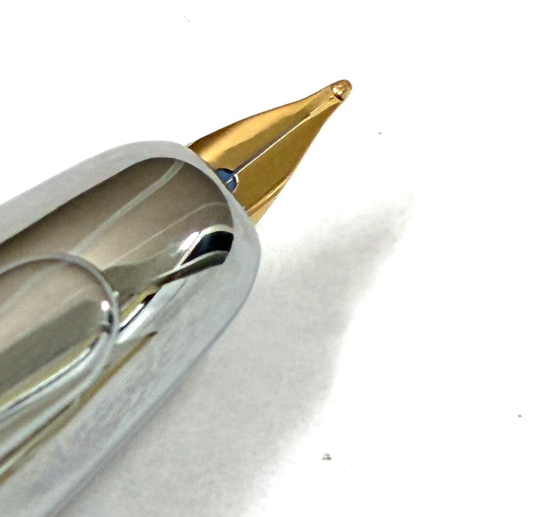 25O12-007 美品 パイロット 万年筆 ボールペンセット ペン先 金 箱付