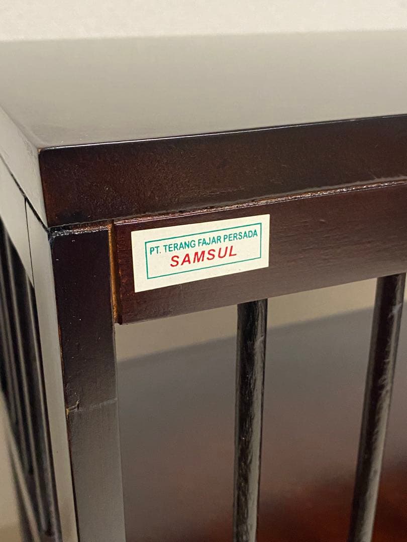 ニッセン　アジア風 レトロ　籐家具 ラタン チェスト　横型 引き出し4個