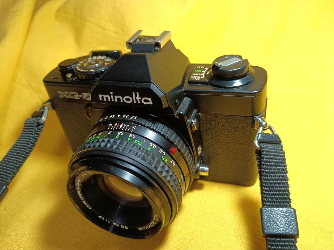 ミノルタ ‐XG-S＋MD ROKKOR 1:1.7 f=50・新品級整備品中古