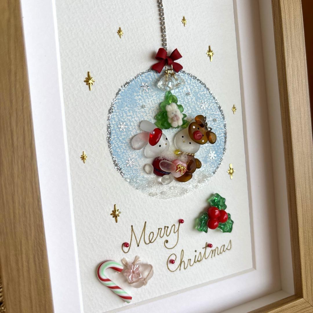 シーグラスアート❁クリスマスオーナメント❁