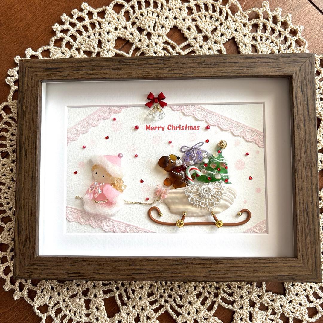 シーグラスアート❁クリスマスオーナメント❁