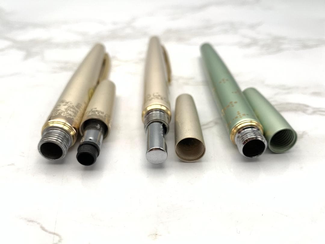 【３本まとめ】セーラー万年筆　21K　ヴィンテージ ペン先無し