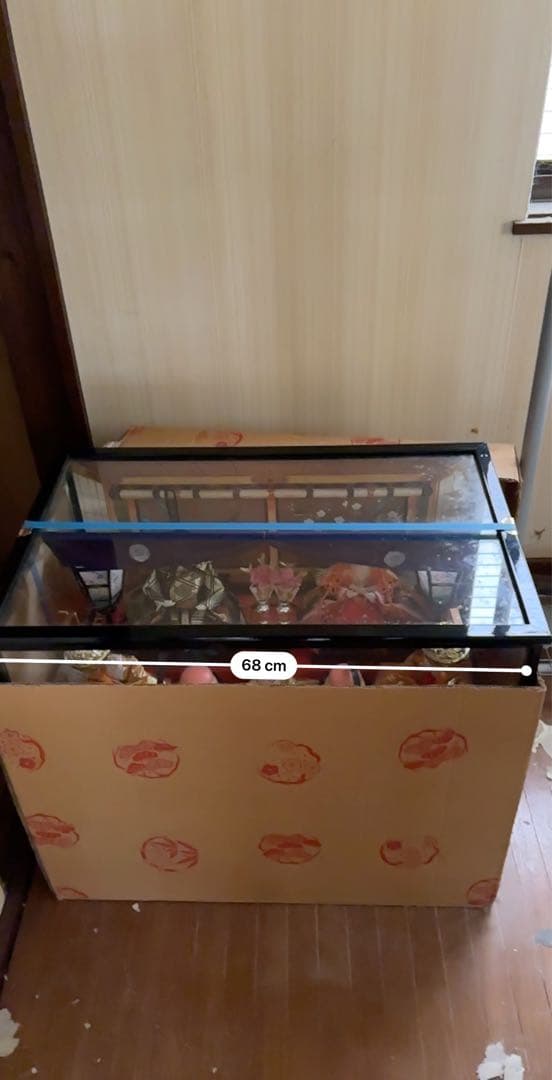 豪華 ひな人形 ケース入り 7人飾り 68cm幅 雛祭り 収納箱付き 美品