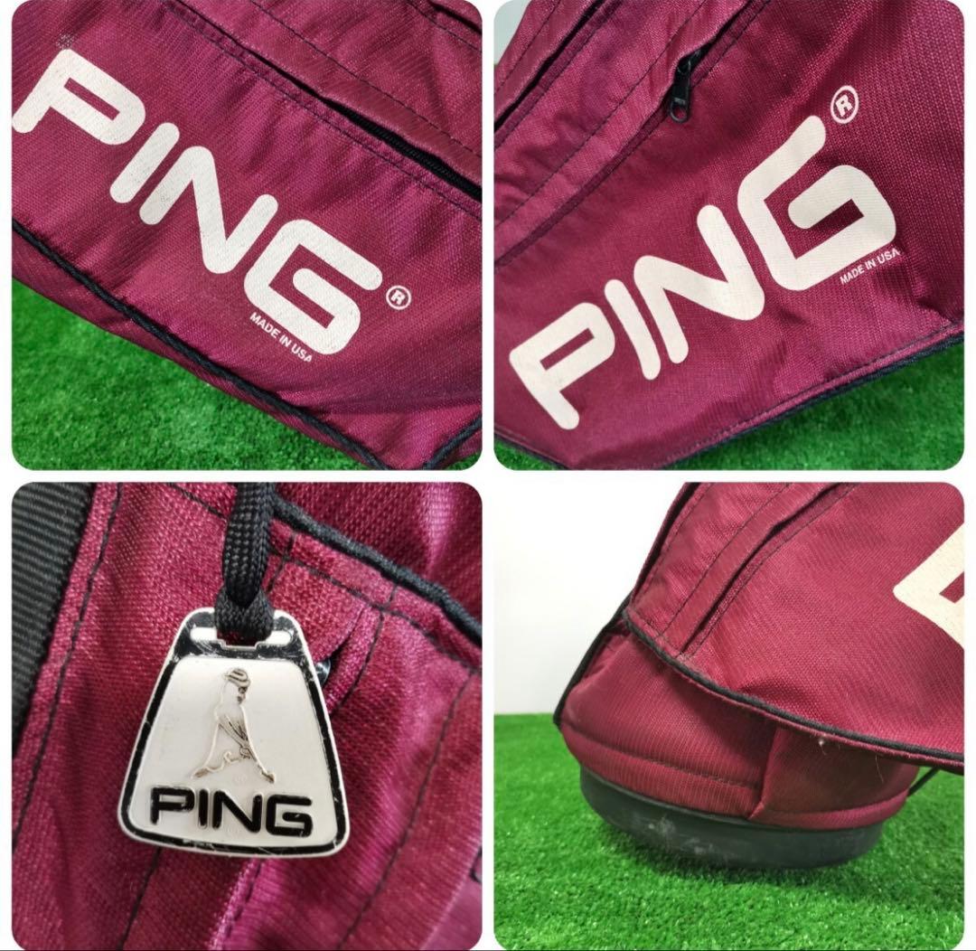 け*ご様 PING キャディバッグ ビンテージ 1990年代 コレクション品 レ