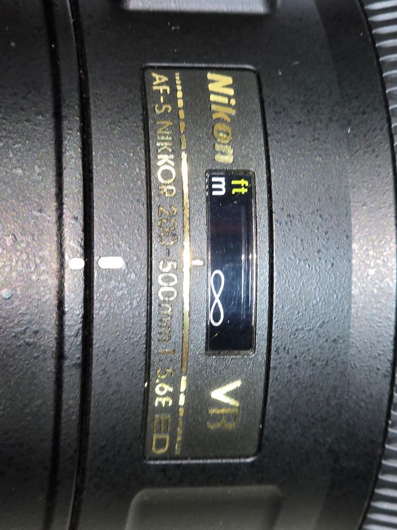 NIKKOR 200-500mm f/5.6レンズ（完動品）