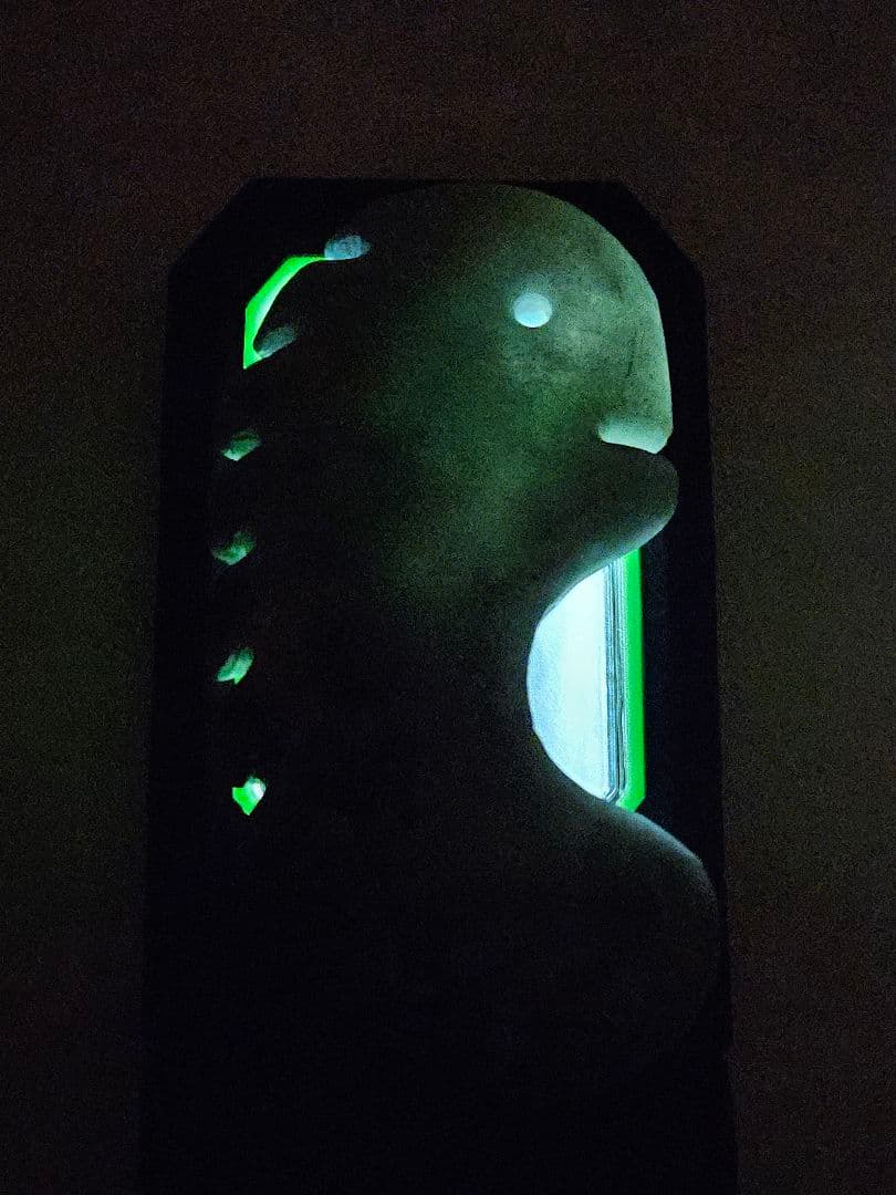 超特大 獣型 薙鎌 翡翠勾玉　　☆28,000円☆