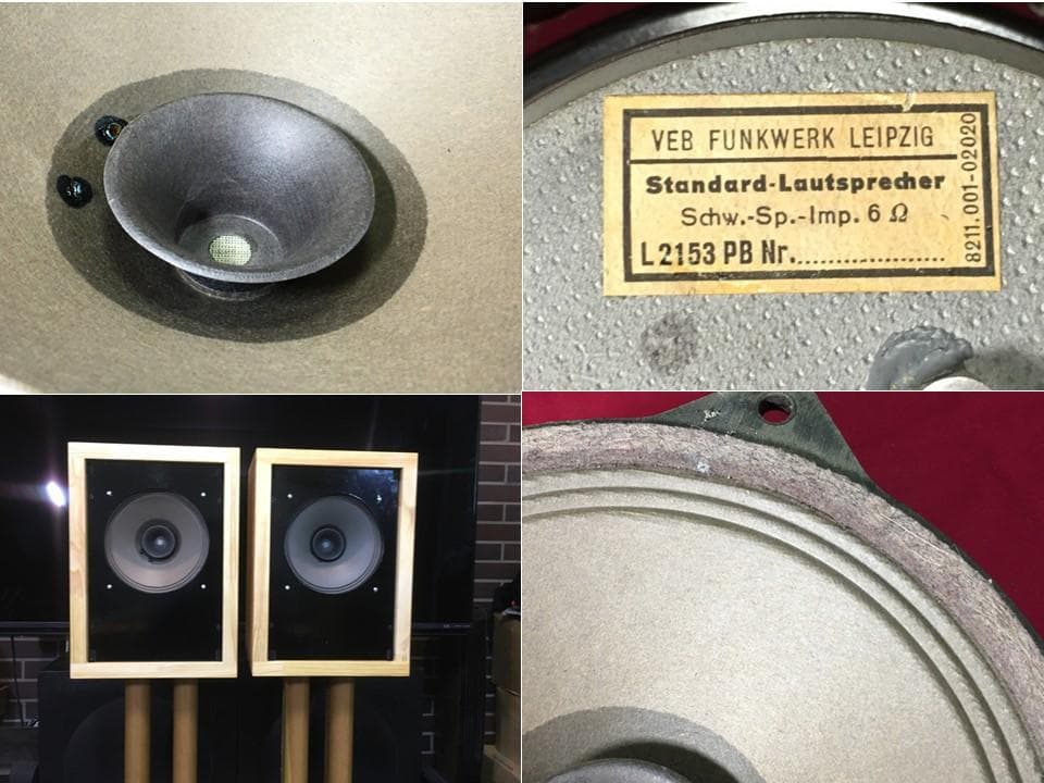 RFT 20㎝フルレンジL2153PBシステム 太く逞しい音JAZZ再生に最適