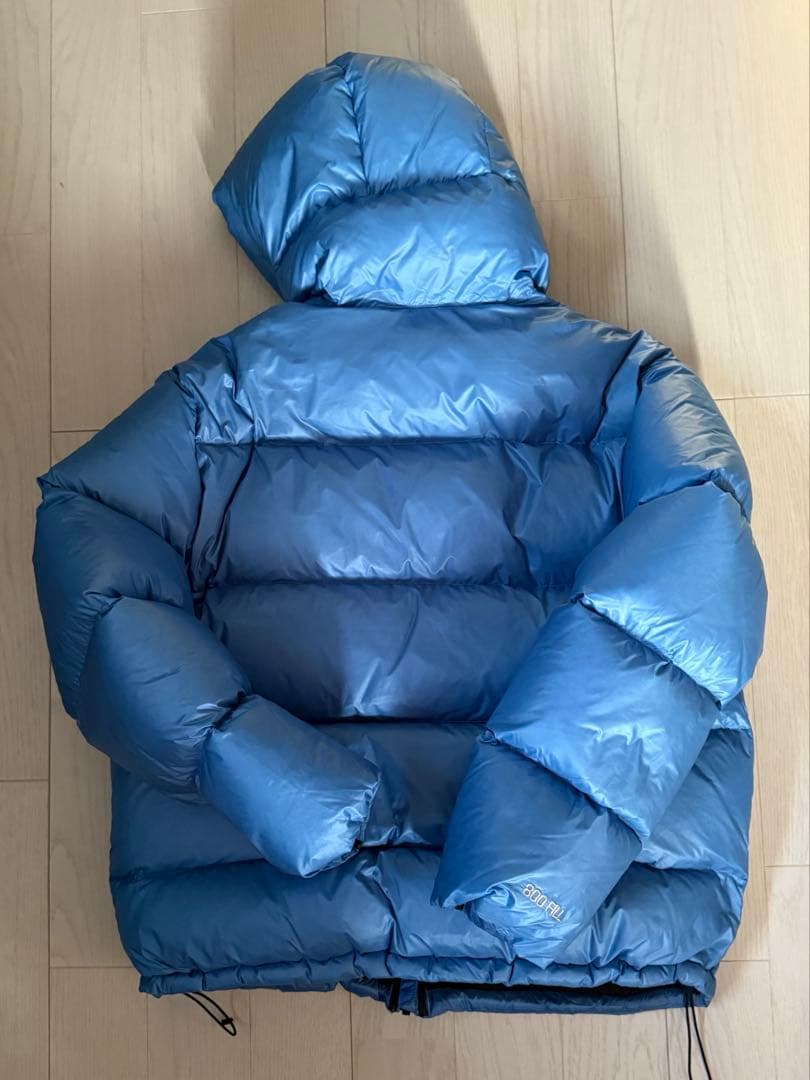 Stussy フード付きダウンジャケット ライトブルー