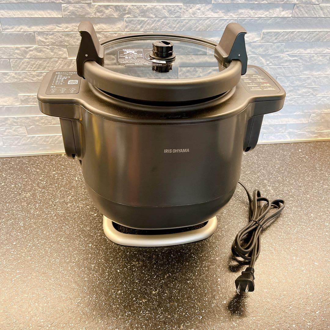 【美品】アイリスオーヤマ シェフドラム 自動かくはん式調理機 2024年製