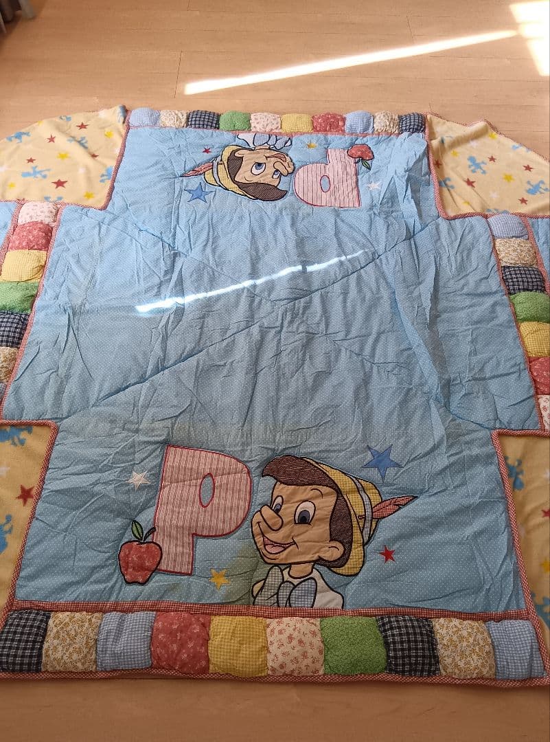 ピノキオ　ディズニー 長方形こたつ掛け布団敷き布団 　ベルメゾン