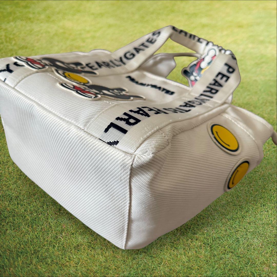 パーリーゲイツ　カートバッグ　ロッカーバッグ　トートバッグ　白　バッグ　ホワイト