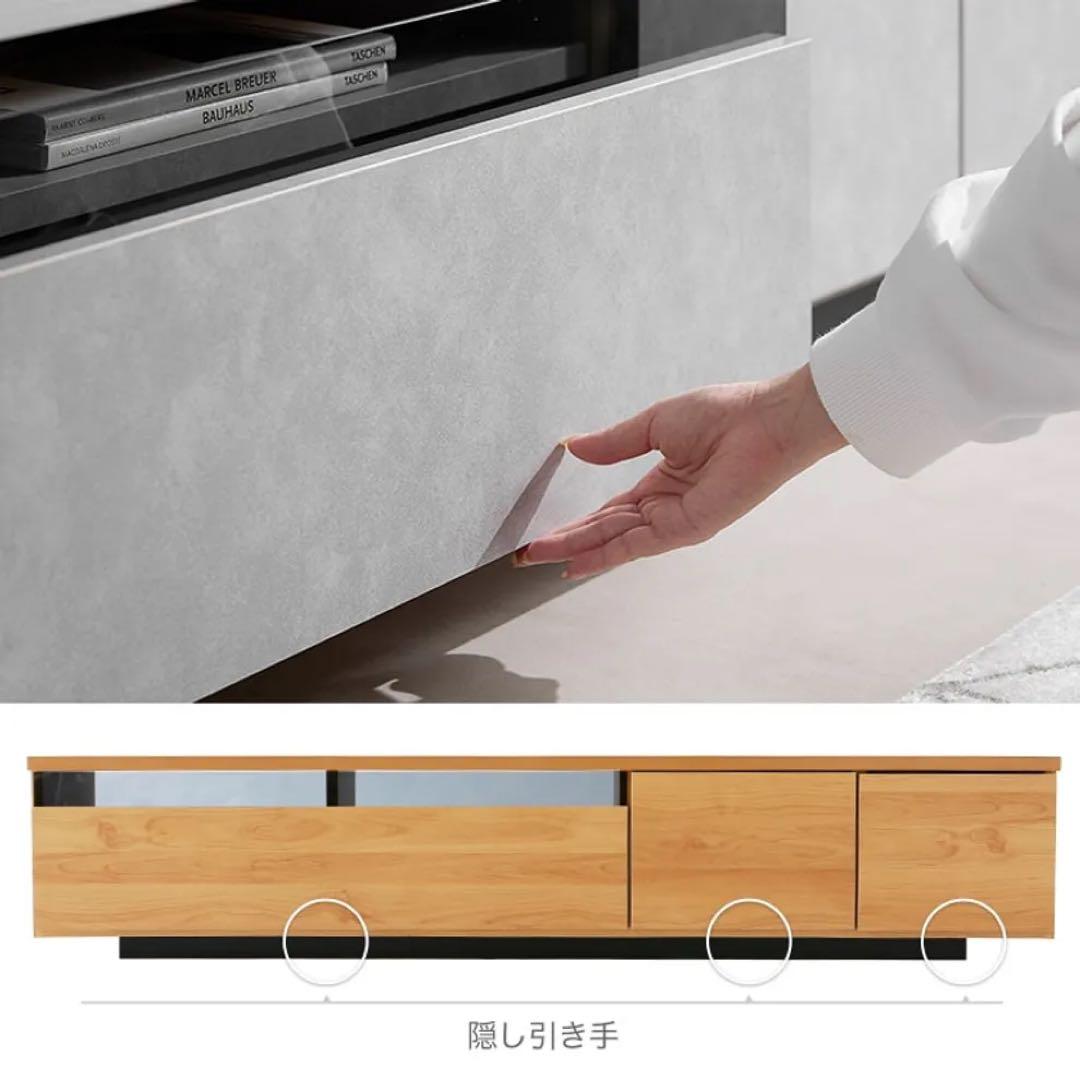 [幅180] ローテレビ台 日本製 50V型対応 完成品 木製 LOWYA