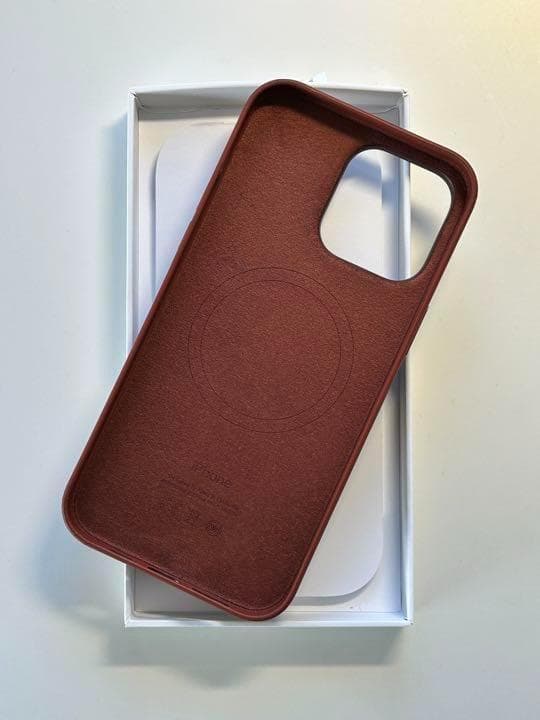 【新品】純正 iPhone 14 Pro Max レザーケース・アンバー