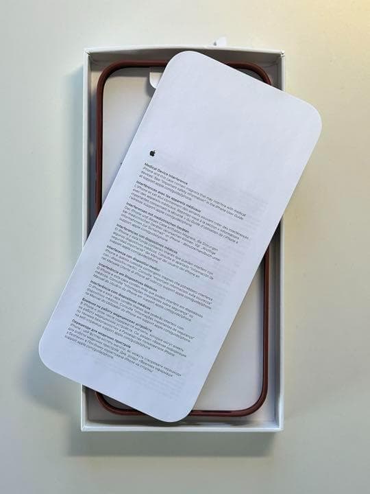 【新品】純正 iPhone 14 Pro Max レザーケース・アンバー