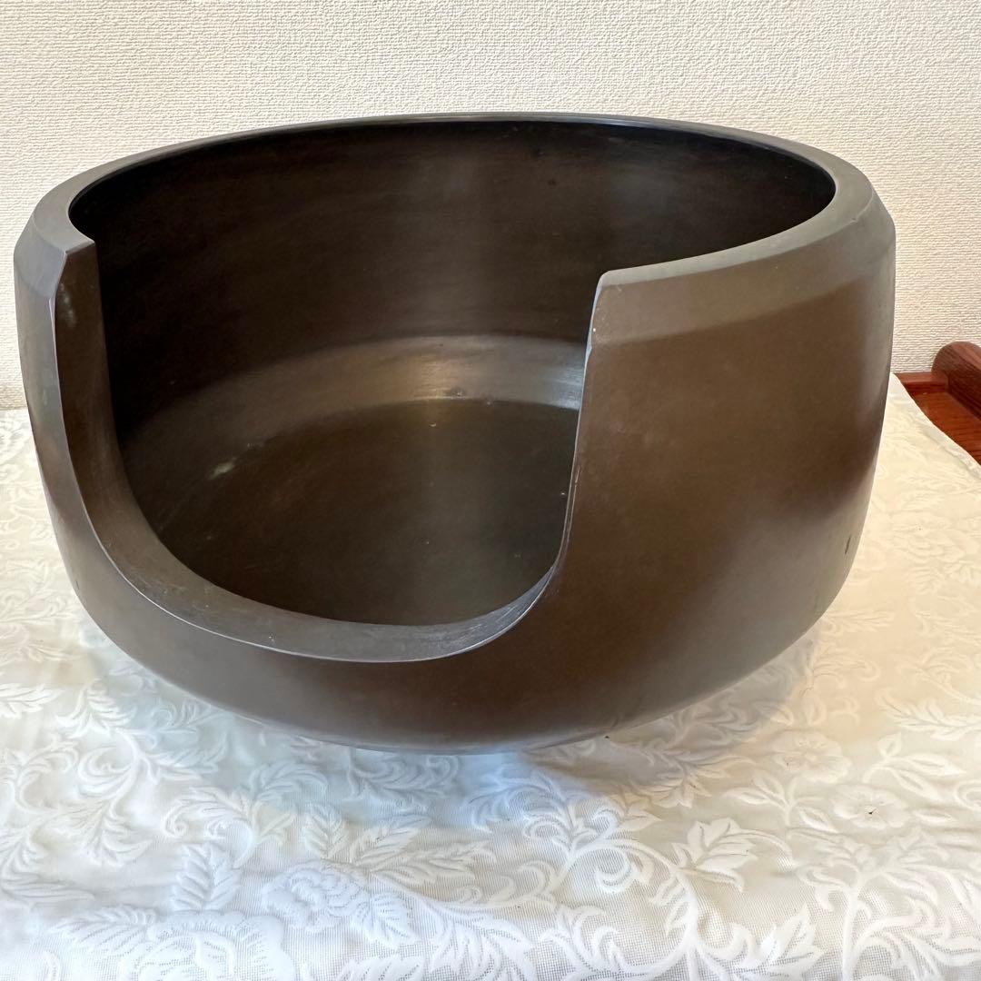 ♦︎未使用品♦︎ 唐銅？ 面取り風炉　風炉