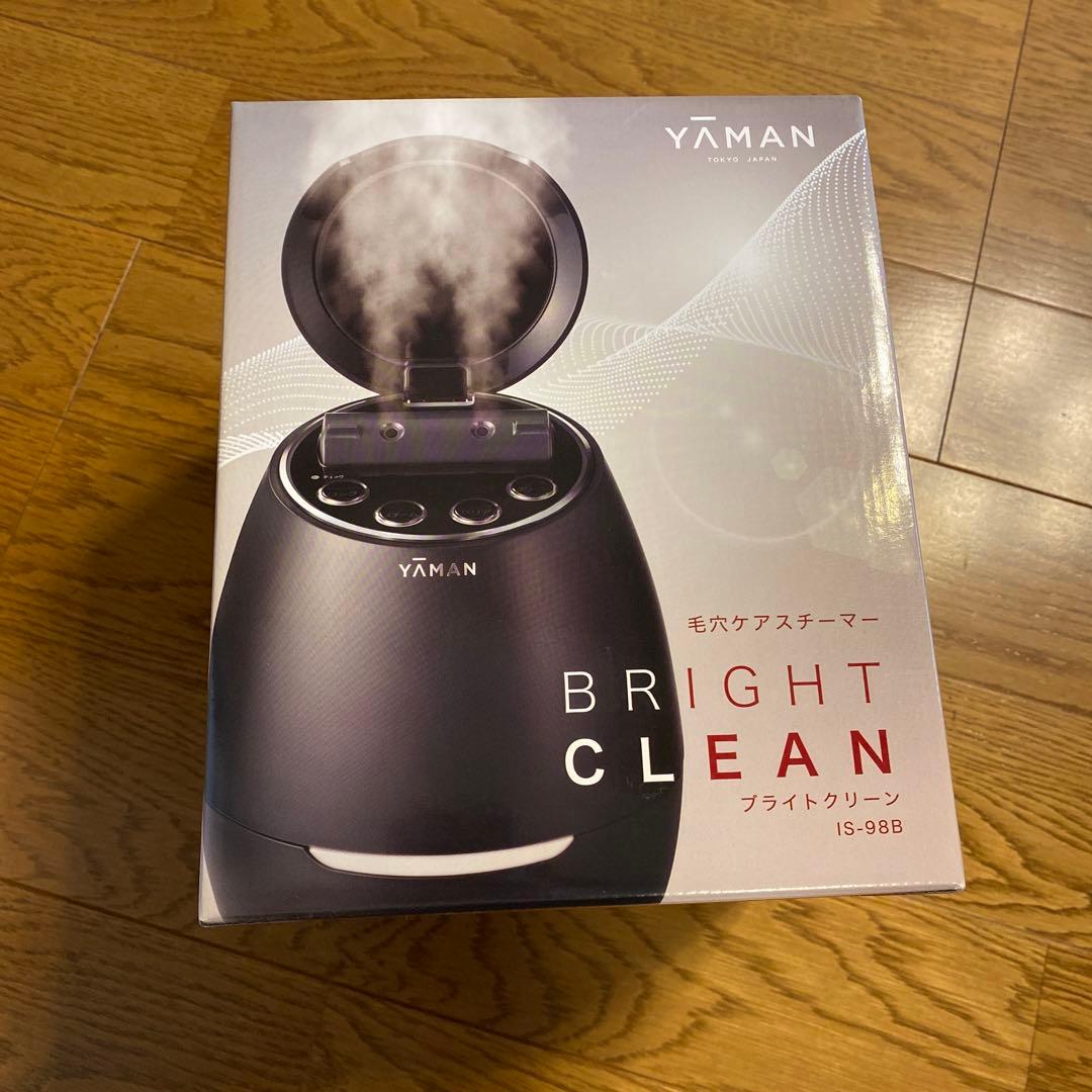 新品未使用　ヤーマン 毛穴ケアスチーマー ブライトクリーン ブラック IS98B