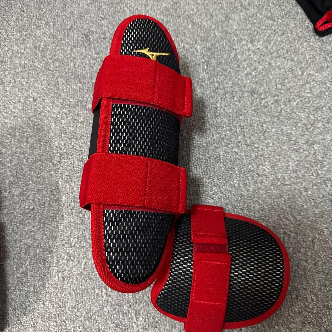 ミズノプロ エルボーガード フットガード(右打者用)