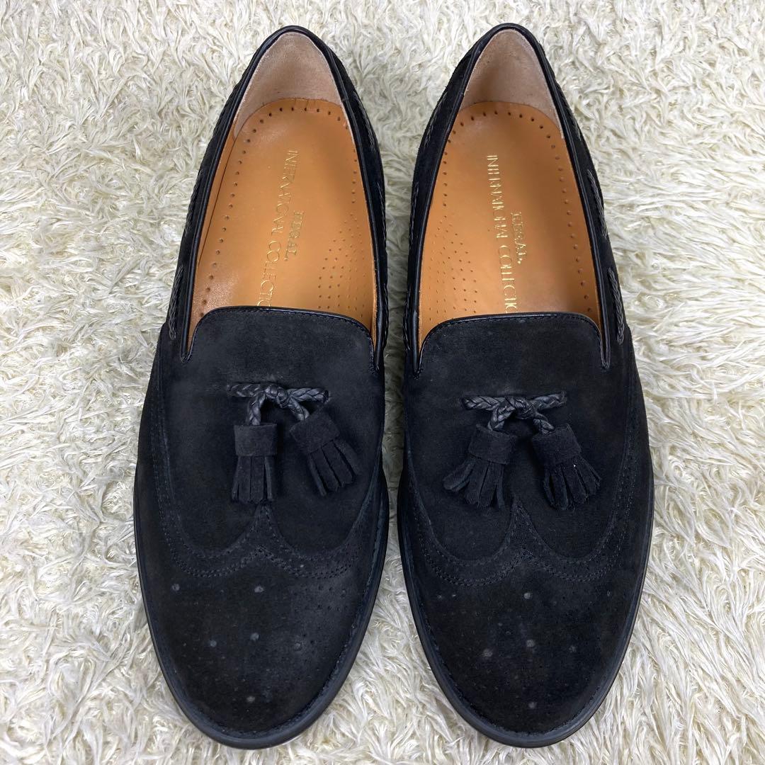 『美品』REGAL リーガル タッセルローファー スリッポン ブラック レザー