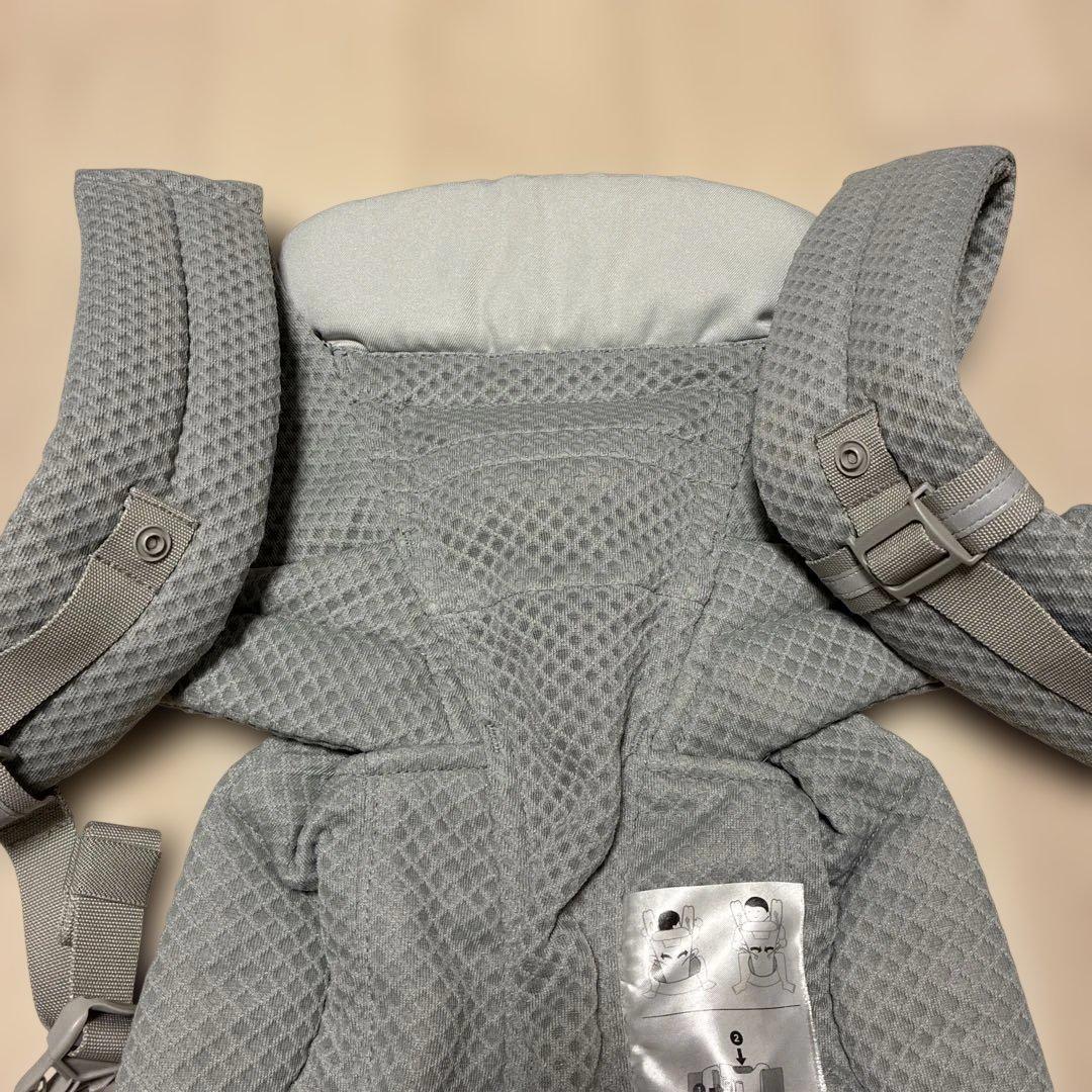 美品！エルゴ 抱っこ紐 オムニブリーズ　パールグレー