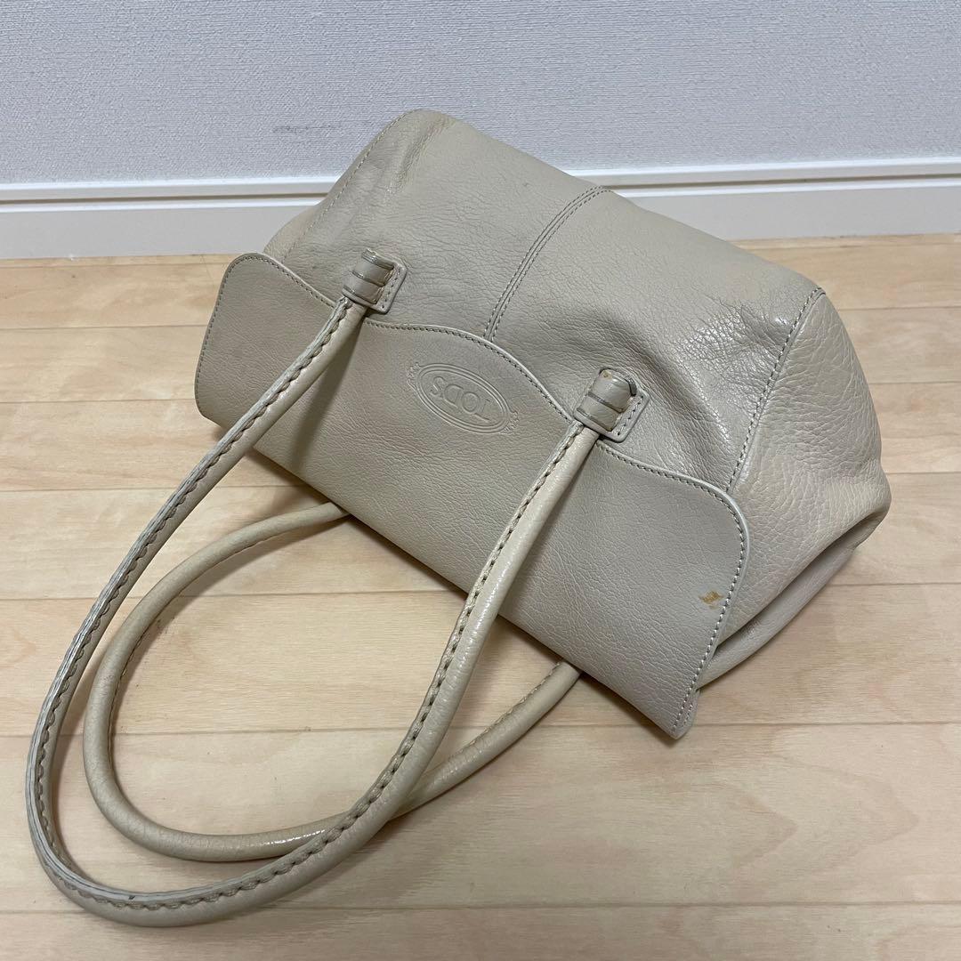 ■ TOD'S（トッズ） 良品 / レザー/ハンドバッグ/ ベージュ系