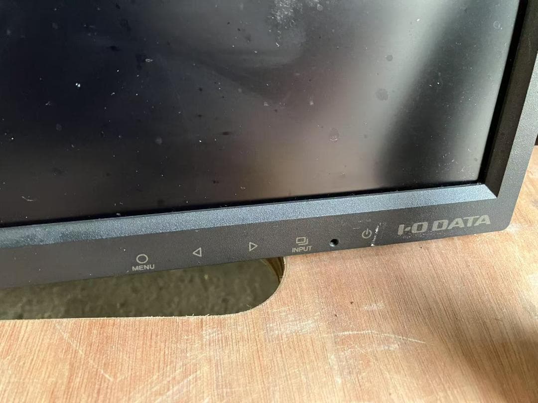 JC106-双 IODATA KH245V ブラック、モニター用ダブルアーム付