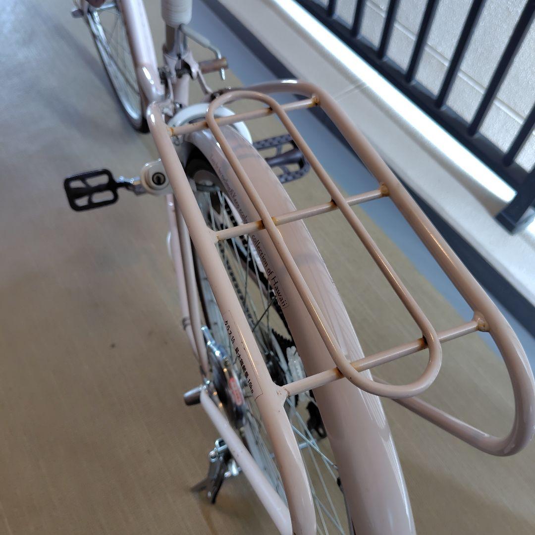 えれな♪自転車24インチ 女の子 MAHALO 6段変速 【美品】