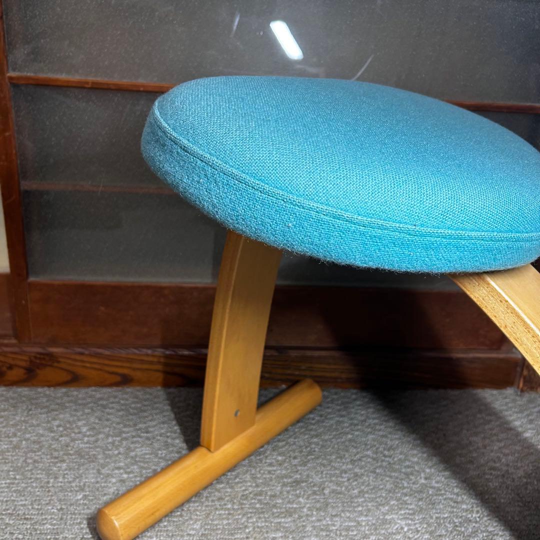 【美品】Rybo社 バランスチェア バランスイージー 姿勢矯正 ライトグリーン
