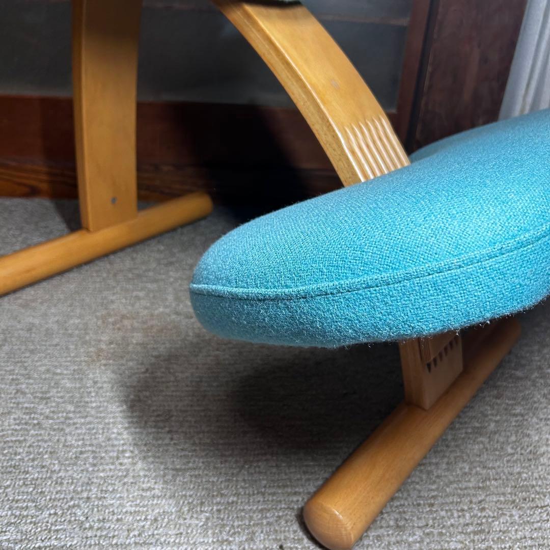 【美品】Rybo社 バランスチェア バランスイージー 姿勢矯正 ライトグリーン