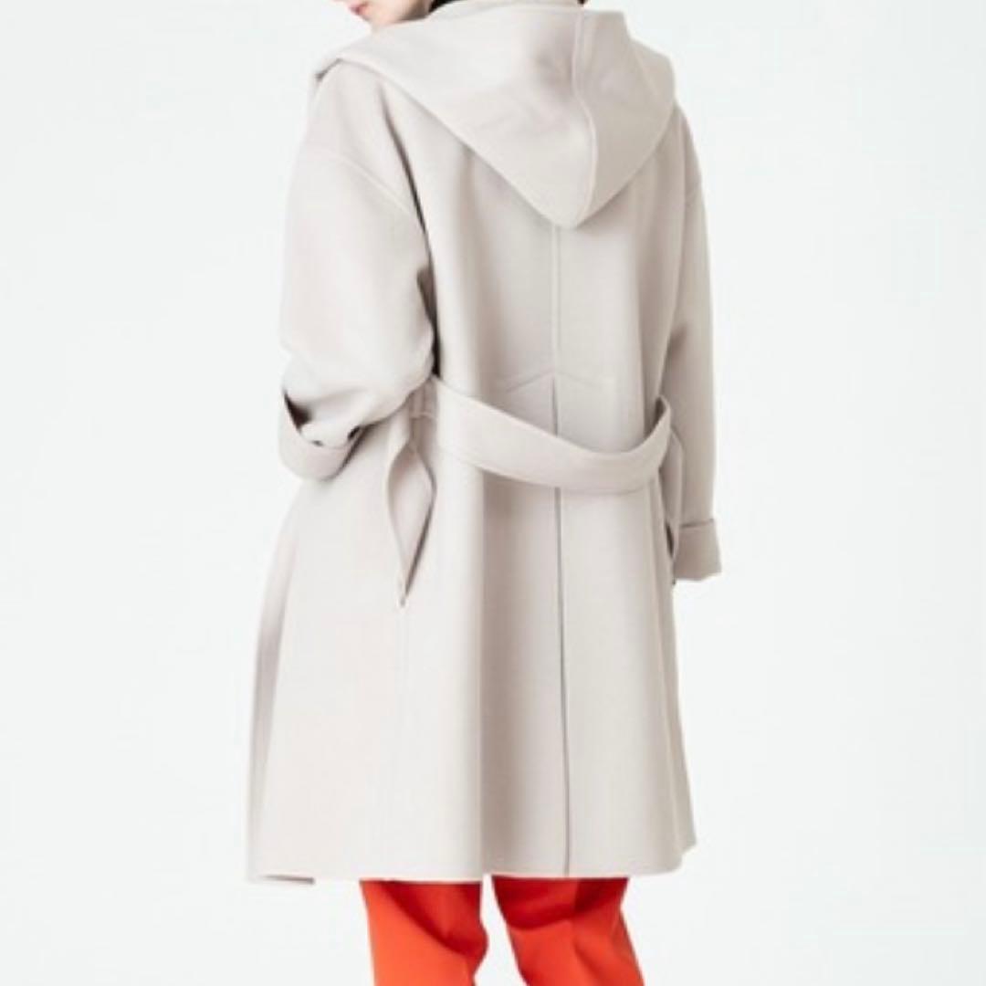 allureville アルアバイル カシミヤ混 リバーフーディーコート