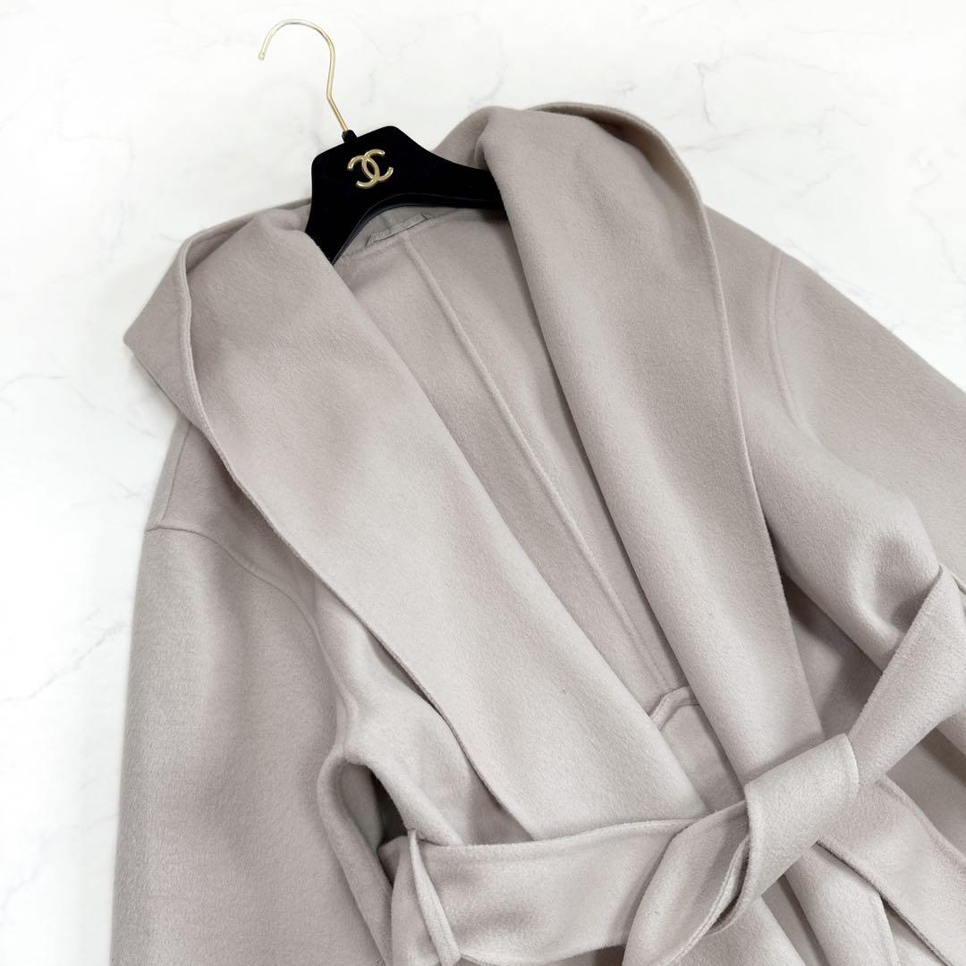 allureville アルアバイル カシミヤ混 リバーフーディーコート