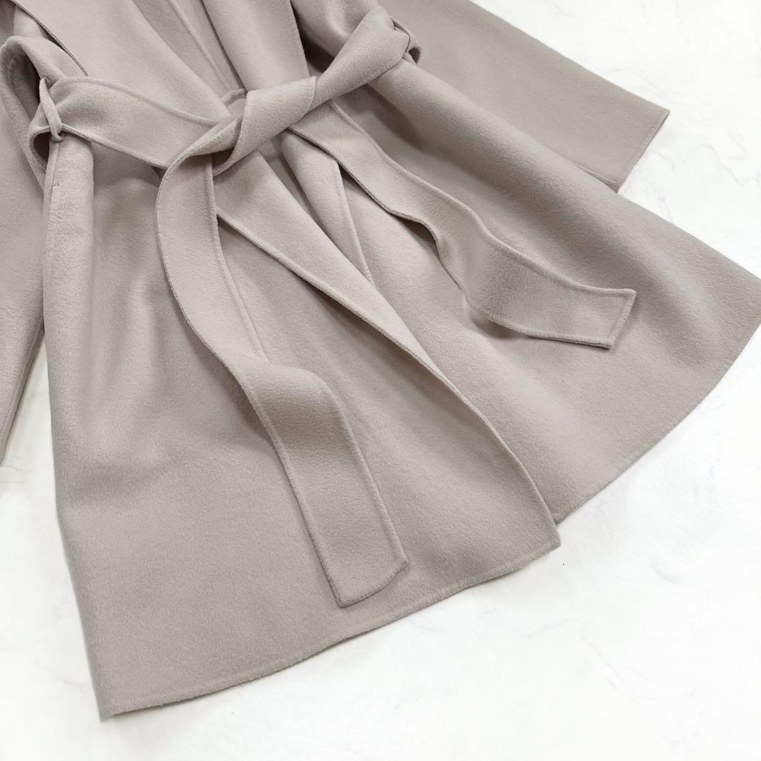 allureville アルアバイル カシミヤ混 リバーフーディーコート