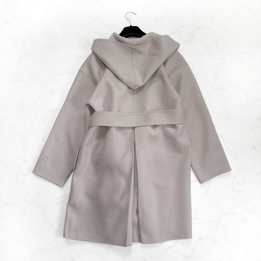 allureville アルアバイル カシミヤ混 リバーフーディーコート