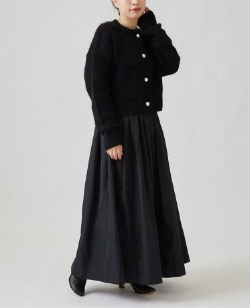 極美品！ジャーナルスタンダード レザージュ アルパカ シャギー カーディガン