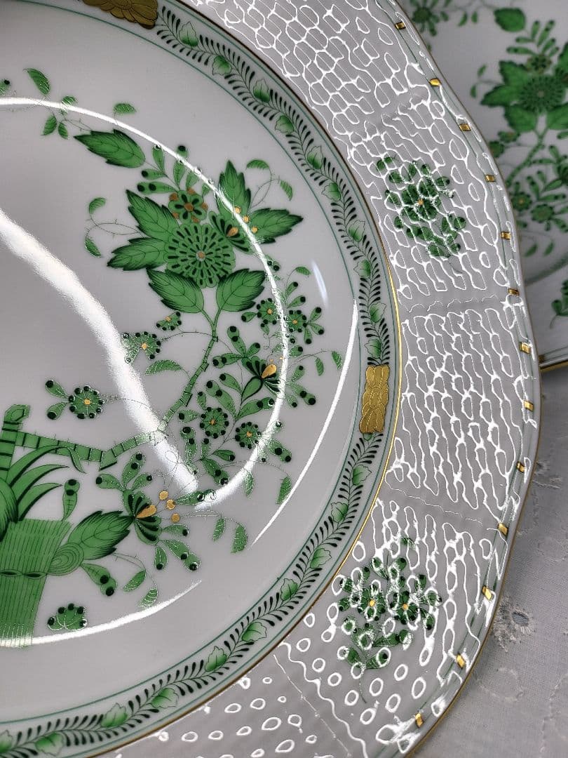 未使用✨希少✨ヘレンド インドの華 プレート 深皿 パスタ カレー2枚