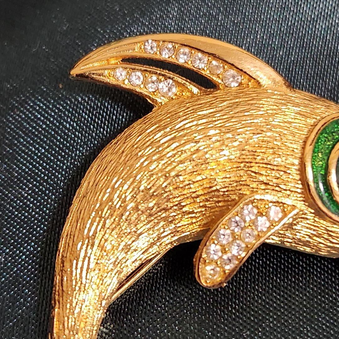 Tanishipi様検討中クリスチャン ディオール ドルフィン イルカ　ブローチ