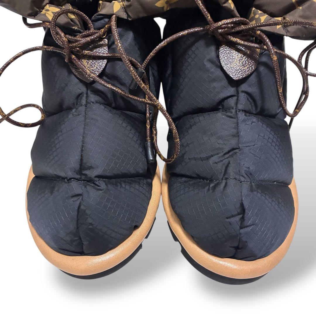 極美品　ルイヴィトン　ピローライン　アンクルブーツ　モノグラム　36 23cm