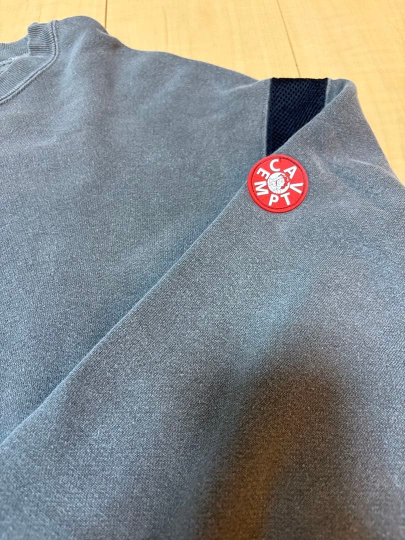 C.E メッシュサイドパネル トレーナー グレー