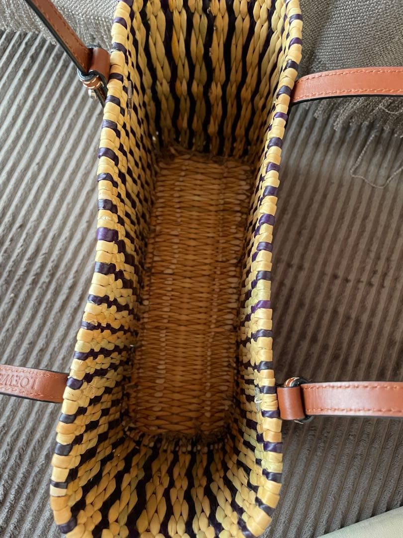 LOEWE ロエベ　スクエアバスケットカゴバック　スモール