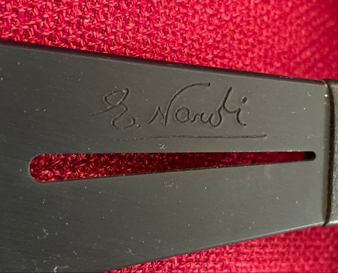 NARDI ハンドル レザー 黒 イタリア製 ヴィンテージ ★ ナルディ