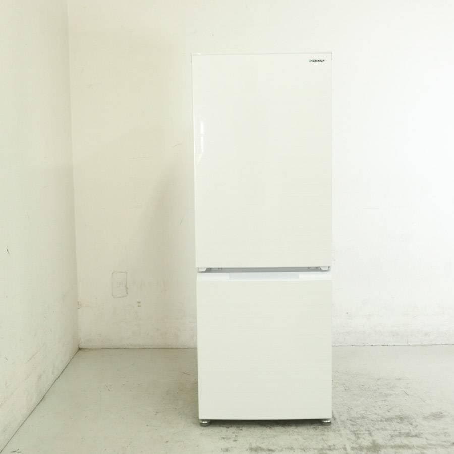 2021年 シャープ 179L 2ドア 冷蔵庫 SJ-D18H-W ホワイト