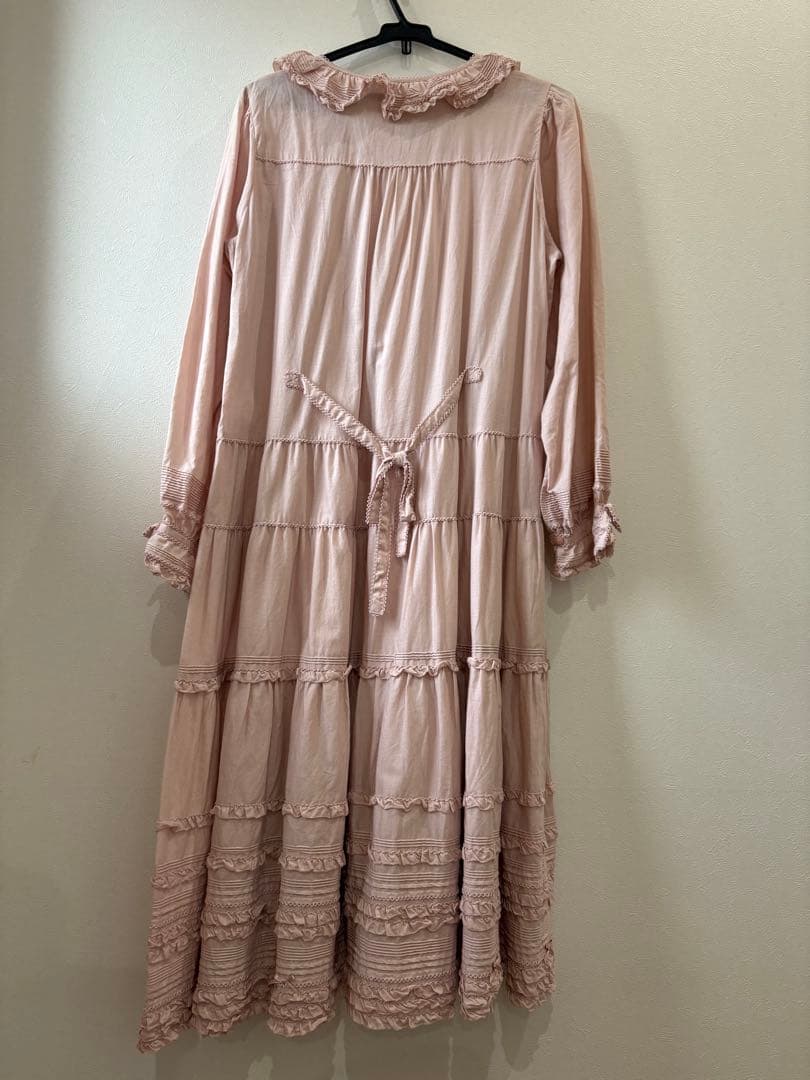ピンクハウス　フリル襟 ピンク ワンピース