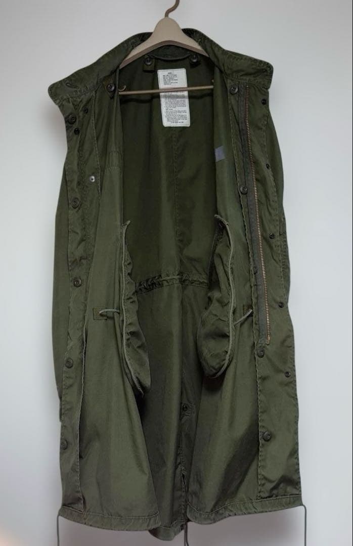 米軍 実物　M65 フィッシュテールパーカー　シェルのみ　82年製　モッズコート