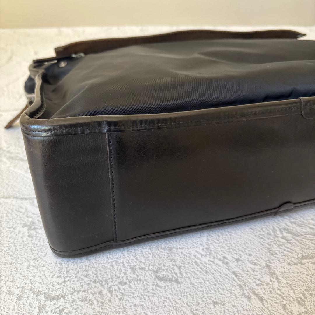 Felisi フェリージ ナイロンレザー ブリーフケース 8637/2 黒