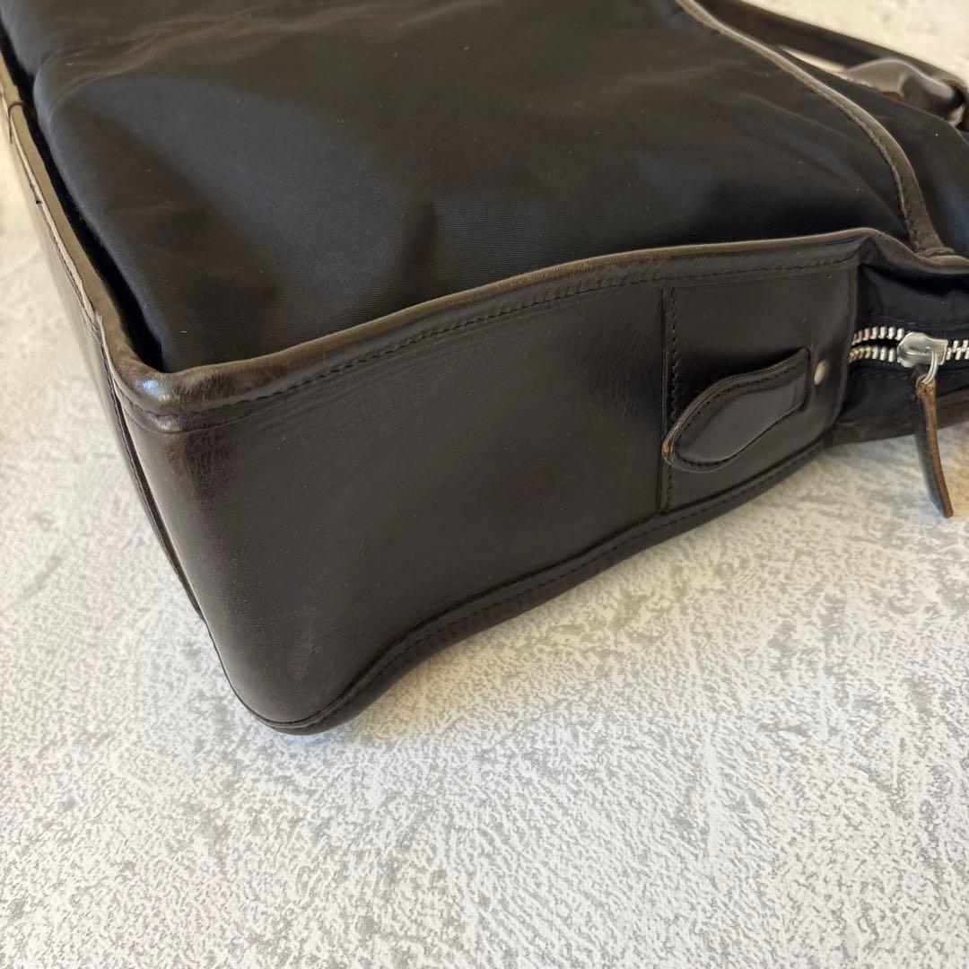 Felisi フェリージ ナイロンレザー ブリーフケース 8637/2 黒