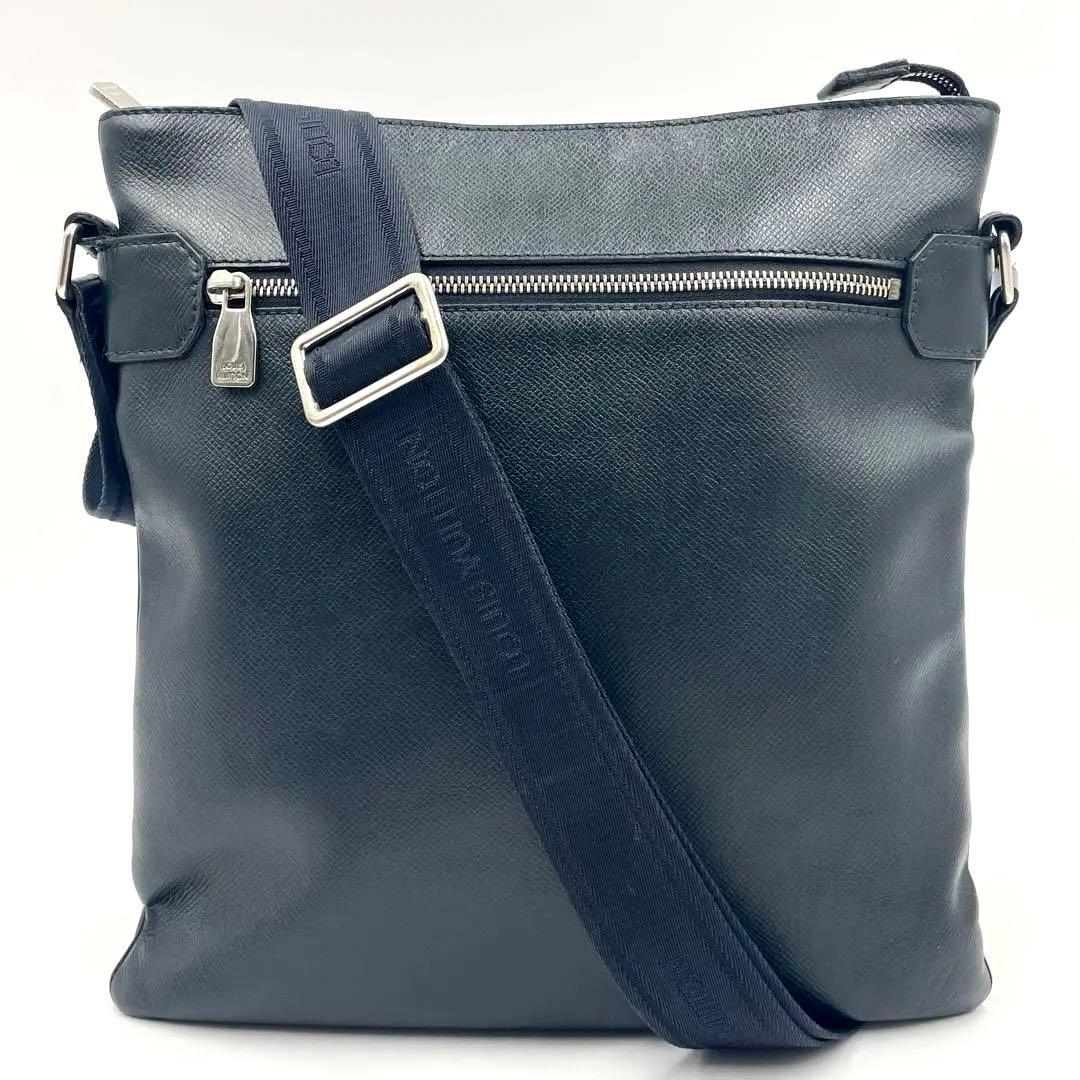 【極美品】ルイヴィトン タイガ サシャ ショルダーバッグ クロスボディ ブラック