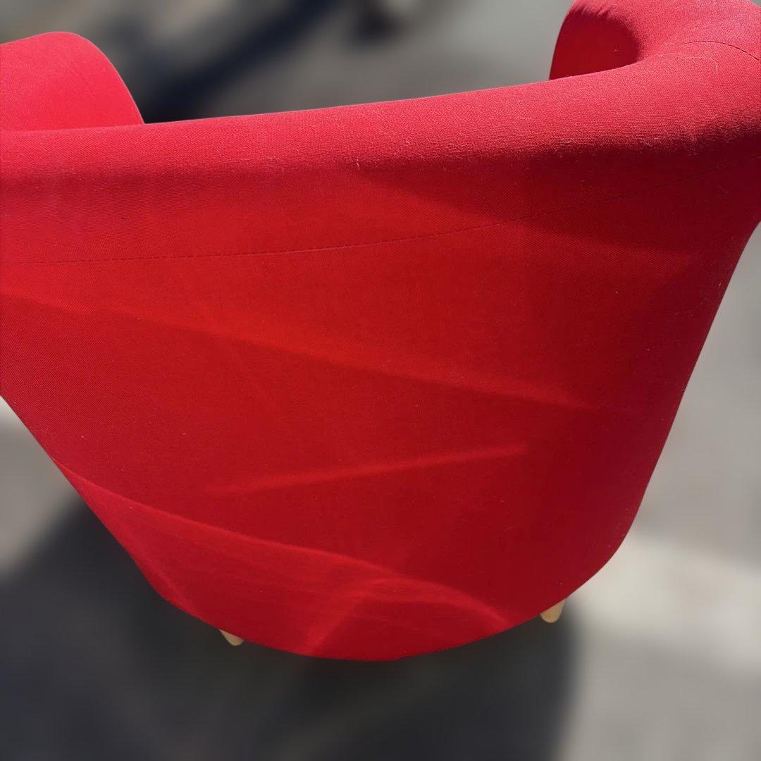 IKEA SOLSTA OLARP 1人がけソファ　赤