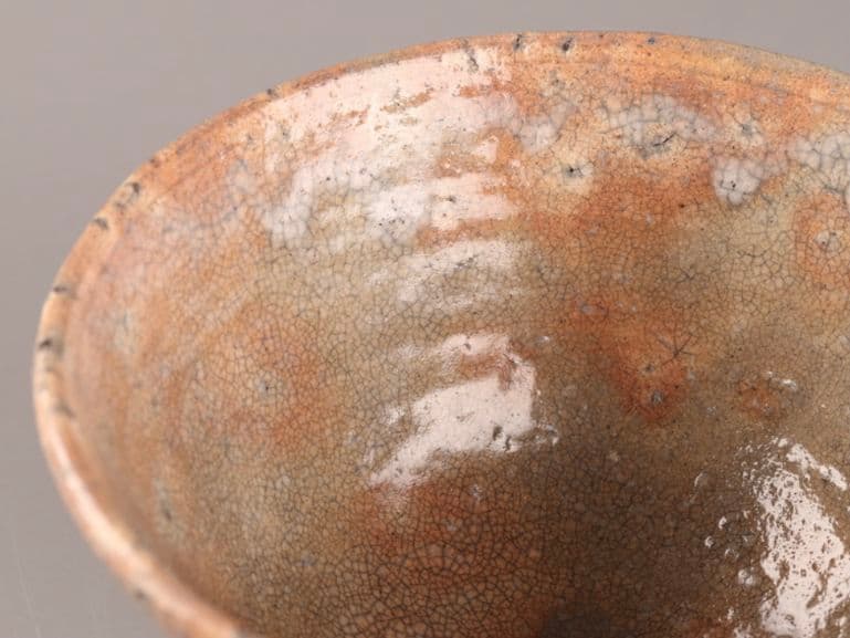 【大井戸茶碗　有楽 】古美術 朝鮮古陶磁器 李朝 青井戸 茶碗 時代物　喜左衛門