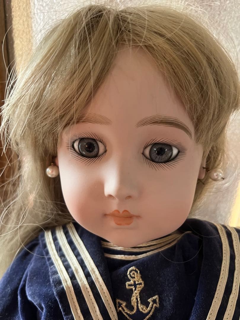 ビスクドールロングフェイスジュモーリプログレー目