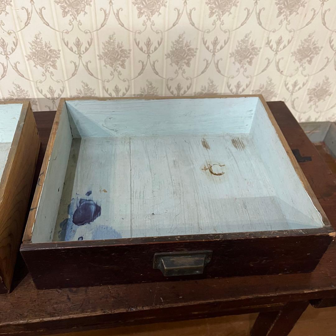 【アンティーク】木製 無垢材 文机 座卓 コーヒーテーブル 古民家 古家具