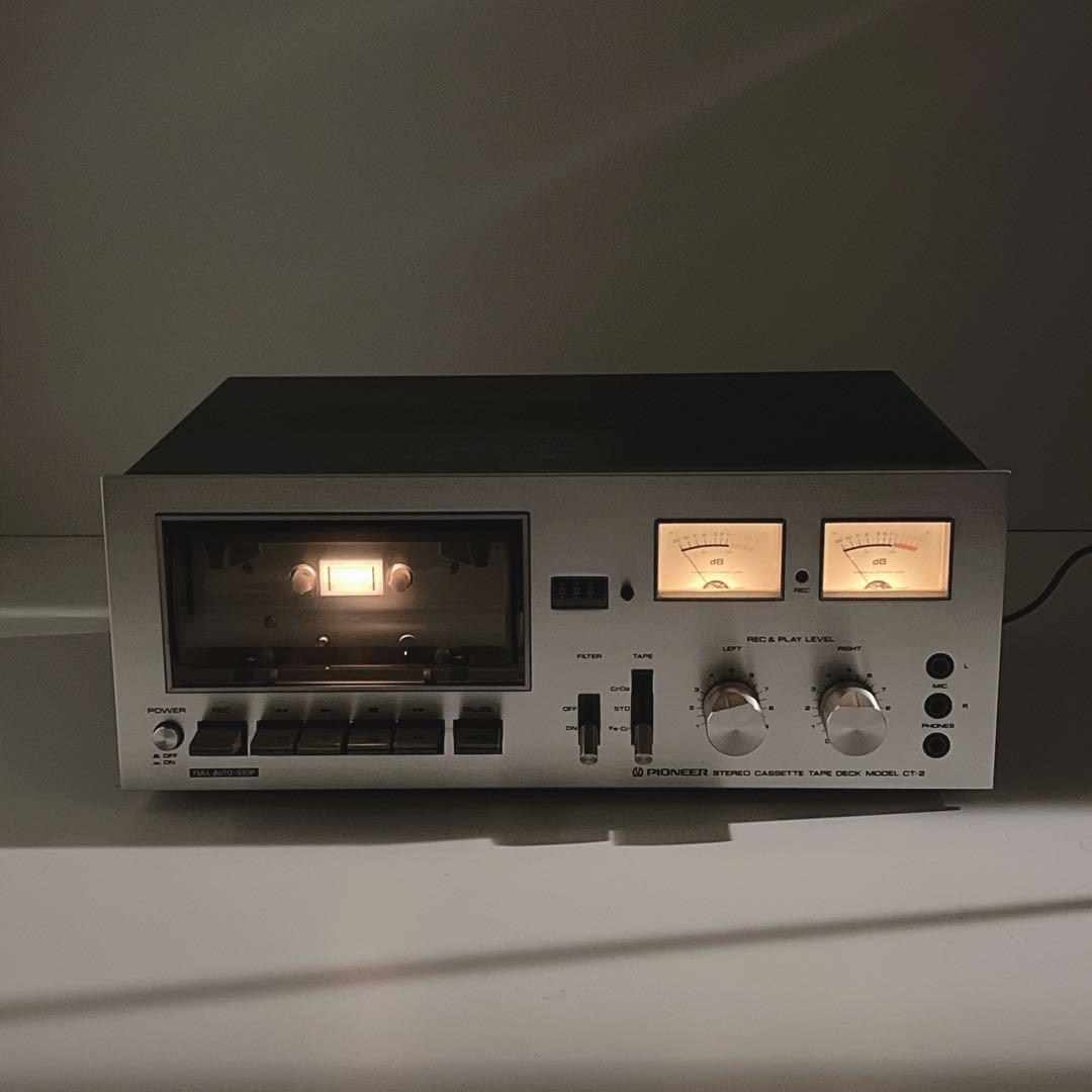 【良品・動作品】 Pioneer CT-2 カセットデッキ　パイオニア　再生OK